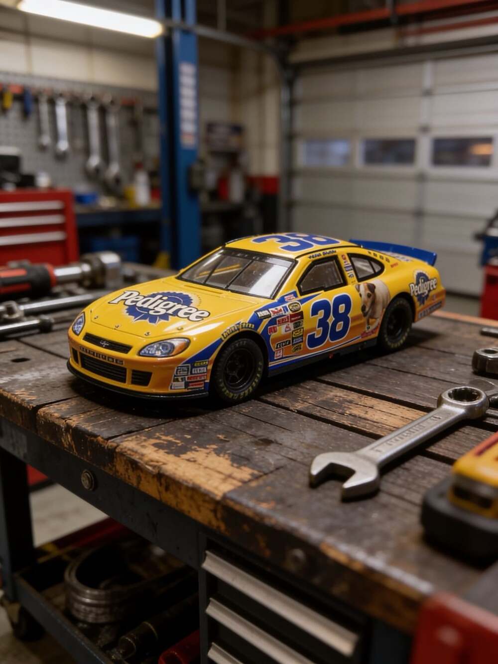 2006 Winner's Circle NASCAR #38 Elliott Sadler Pedigree Dogs 1:24 Ford Taurus Di